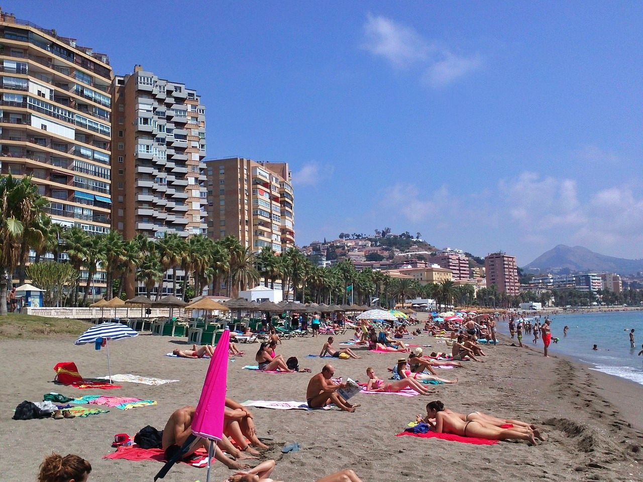 Malaga beach