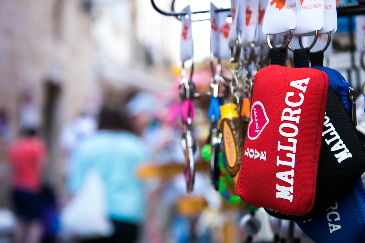 Tourists in Mallorca, Balearic Islands, Spain
