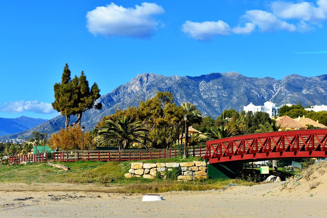 Beach in Marbella, Spain