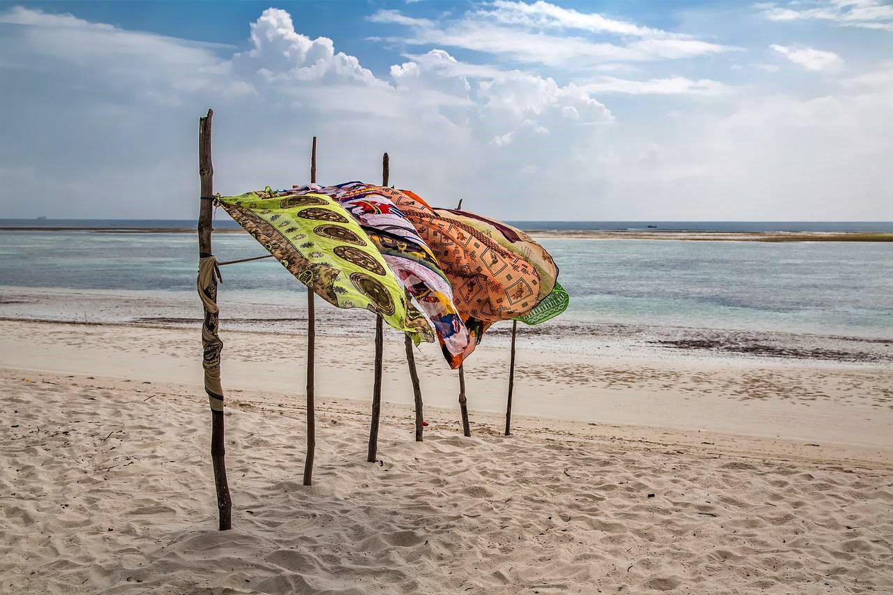 Beach in Mombasa, Kenya