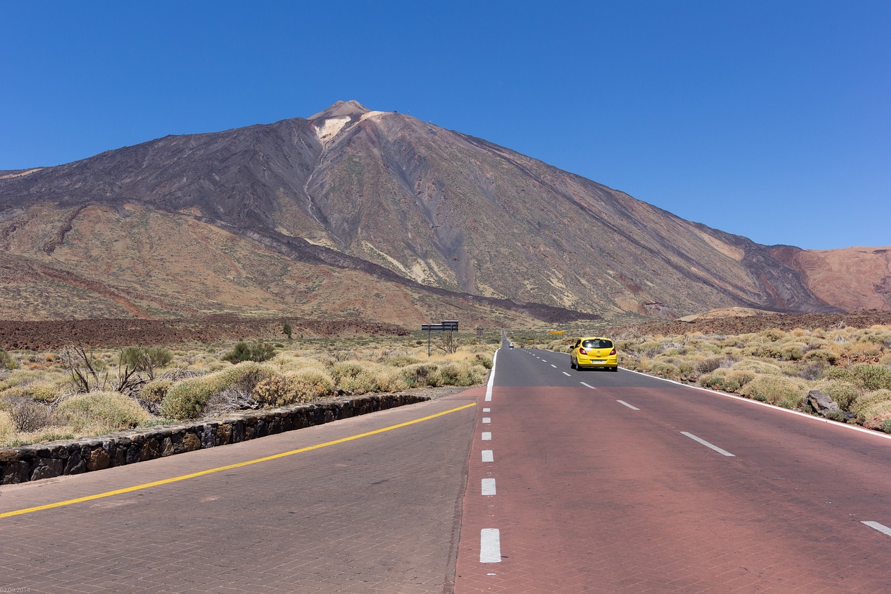 Road to Mt. Teide National Park