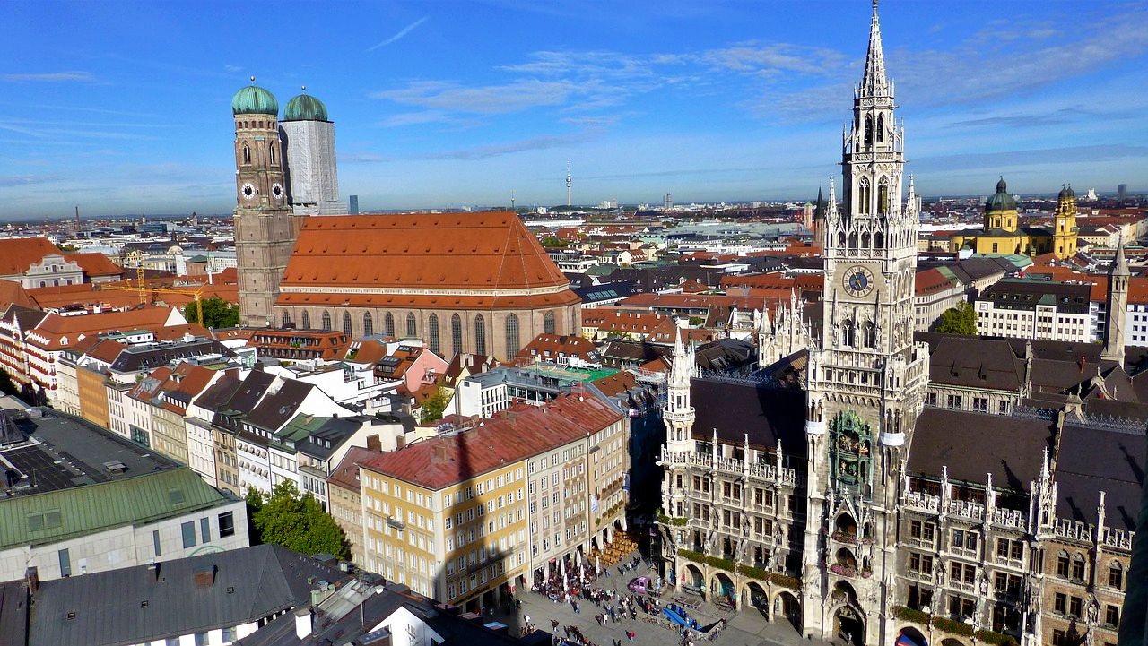 Munich, capital of Bavaria, Germany