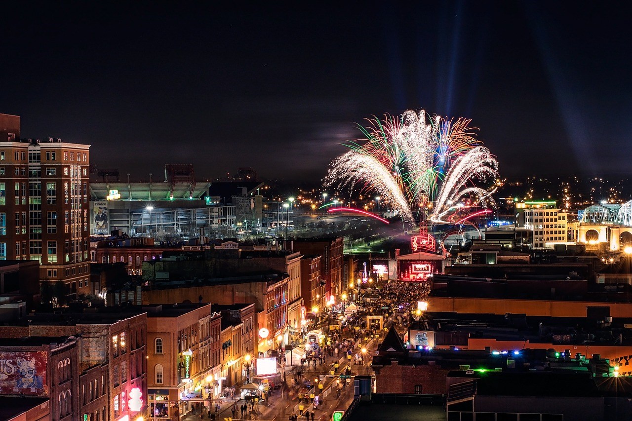 Fireworks in Nashville, Tennessee
