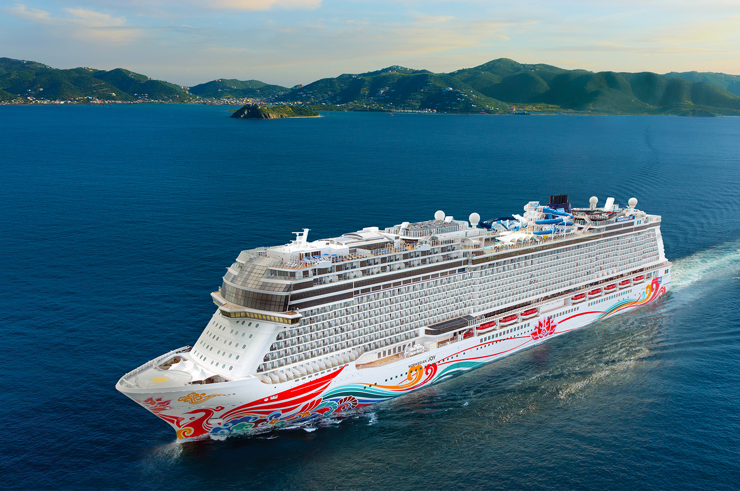 Aerial view of Norwegian Joy
