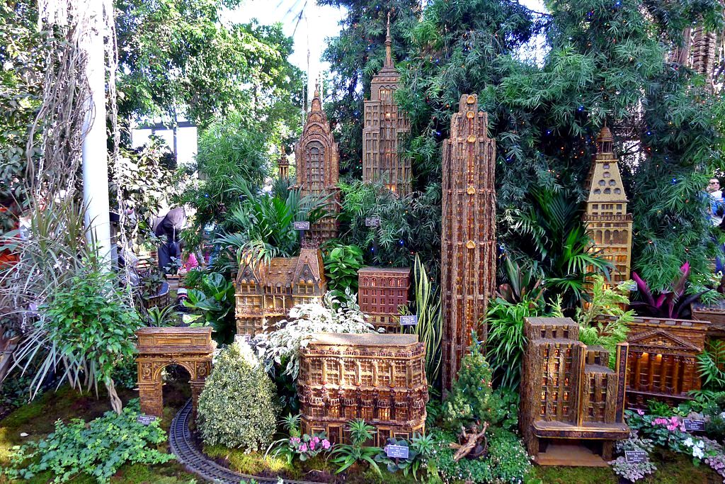 Miniature New York City in the Botanical Gardens