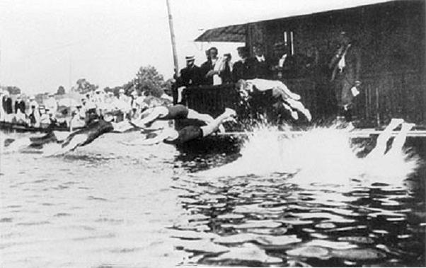 Swim events in 1900 Olympics in Paris