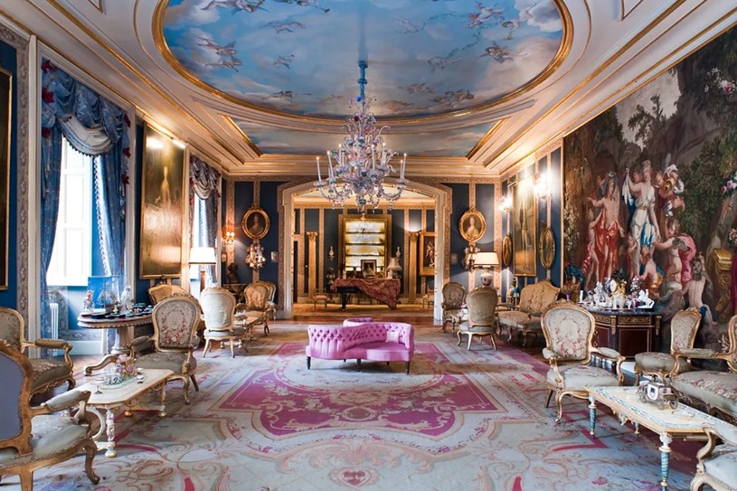 One of the living rooms