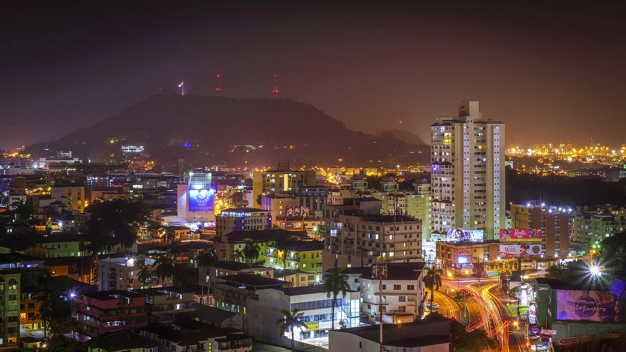 Panama City at night