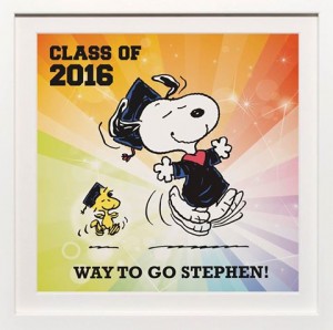 Win a Peanuts Personalized Art Print #Giveaway