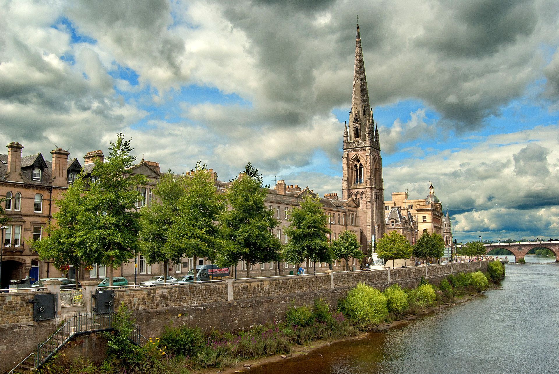Perth, capital of Perthshire, Scotland