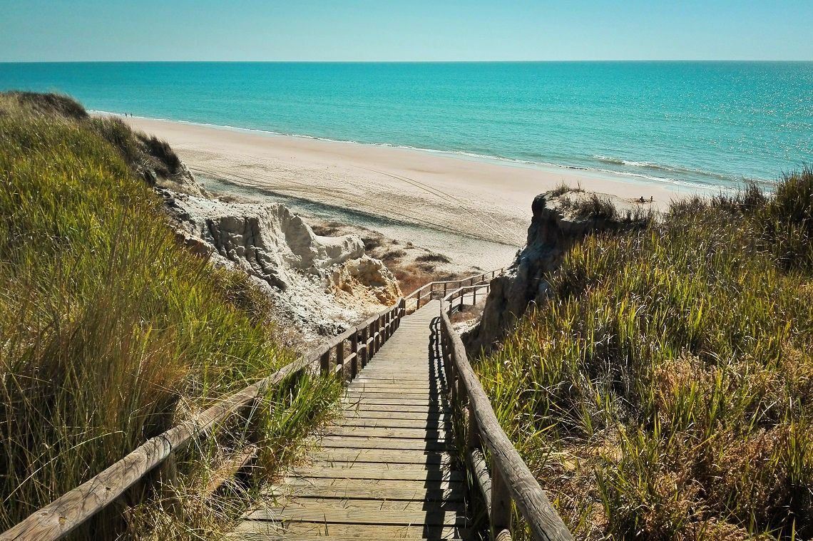 La Playa de Cuesta Maneli, Huelva Province, Andalucía, Spain