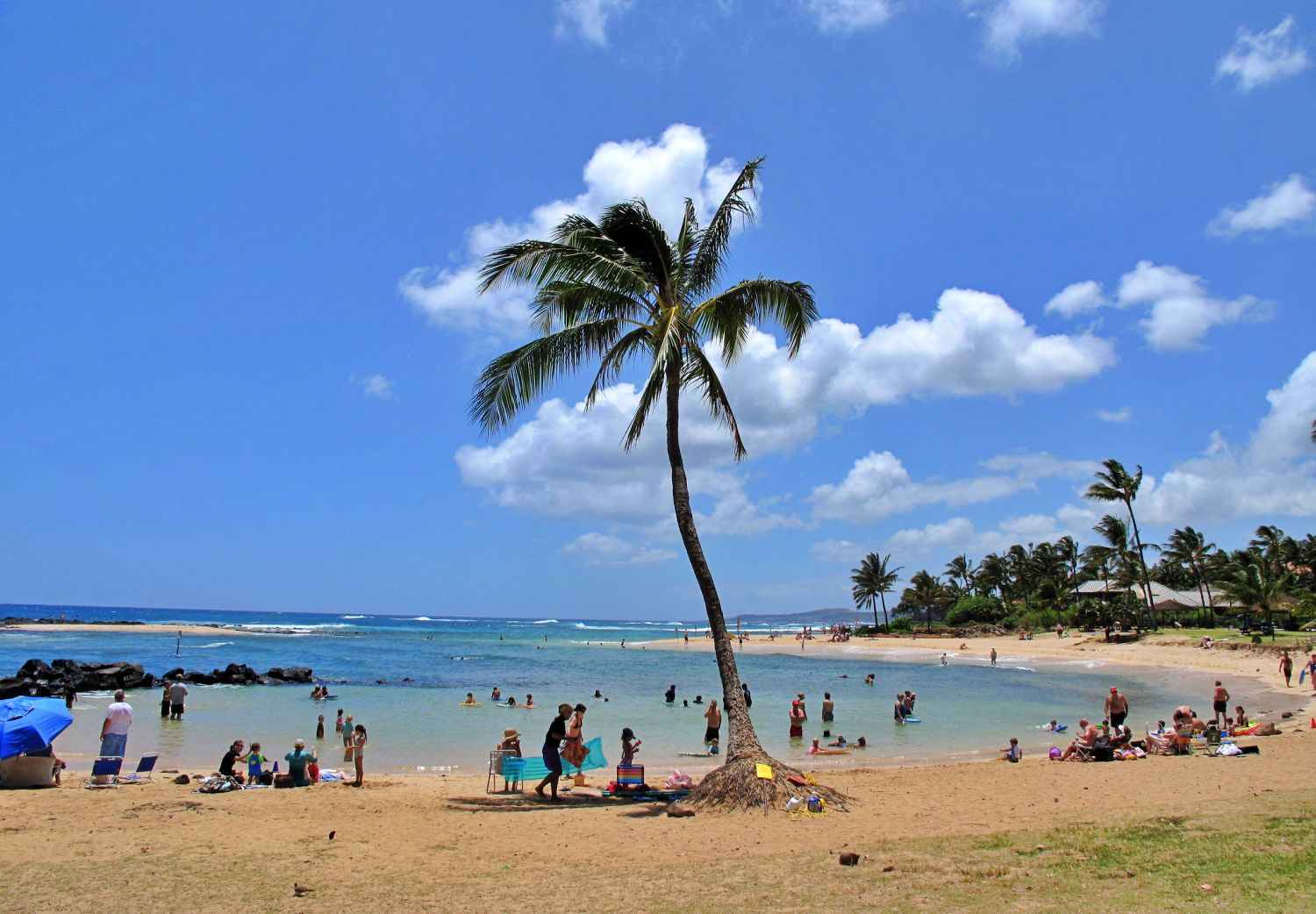 Poipu Beach on Kauai, Hawaii - one of the best beaches according to TripAdvisor