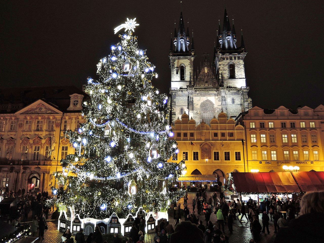 Christmas market in Prague, Czech Republic