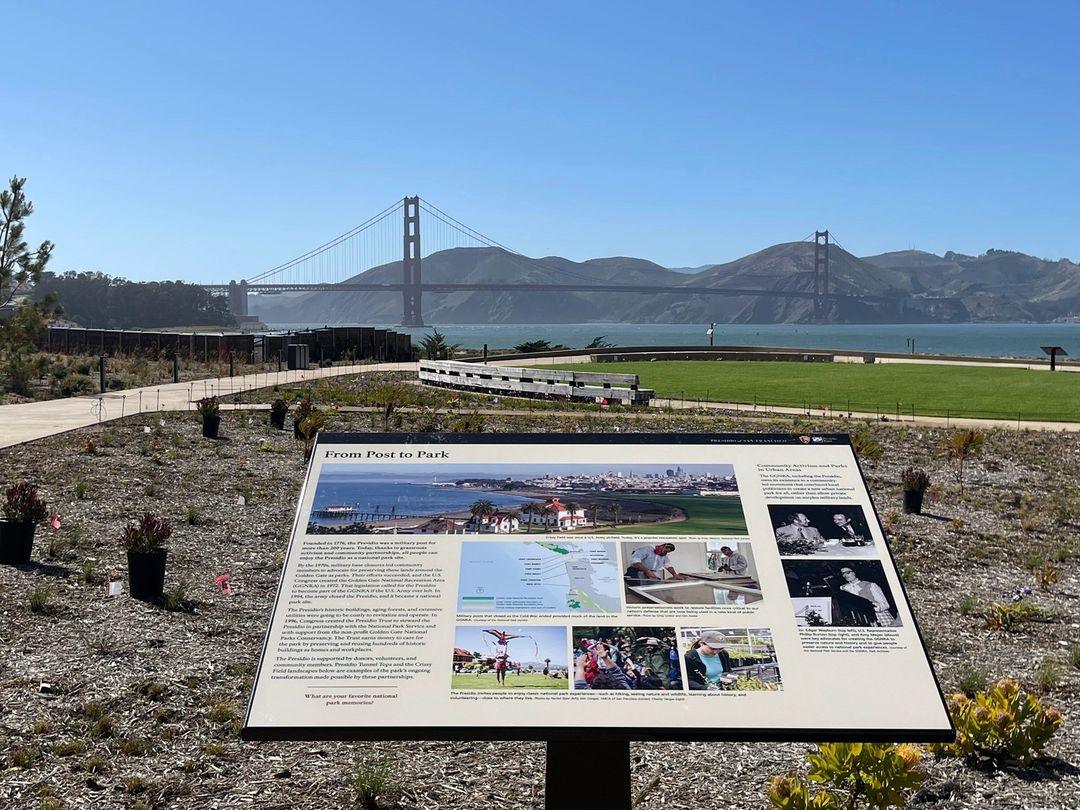 Presidio Tunnel Tops urban park in San Francisco