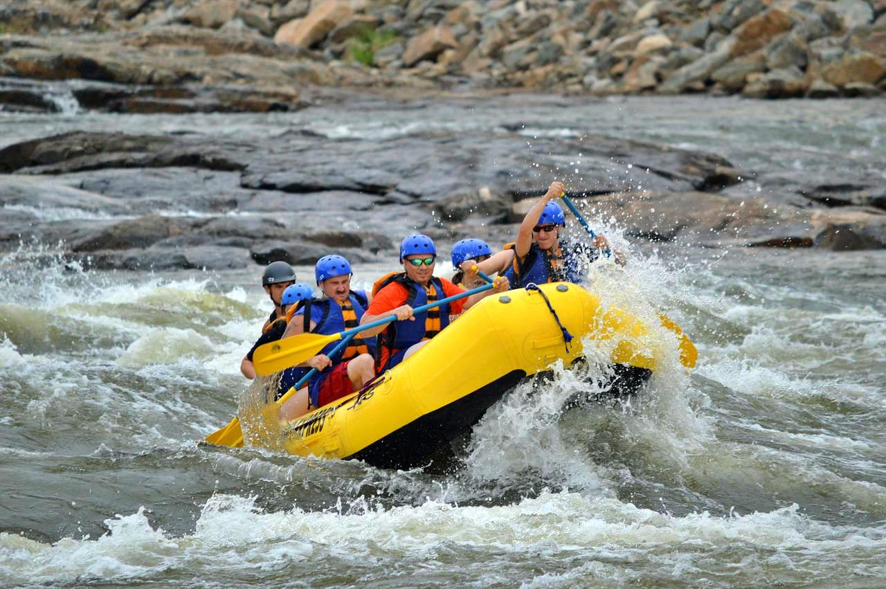 Whitewater rafting on the Zambezi River