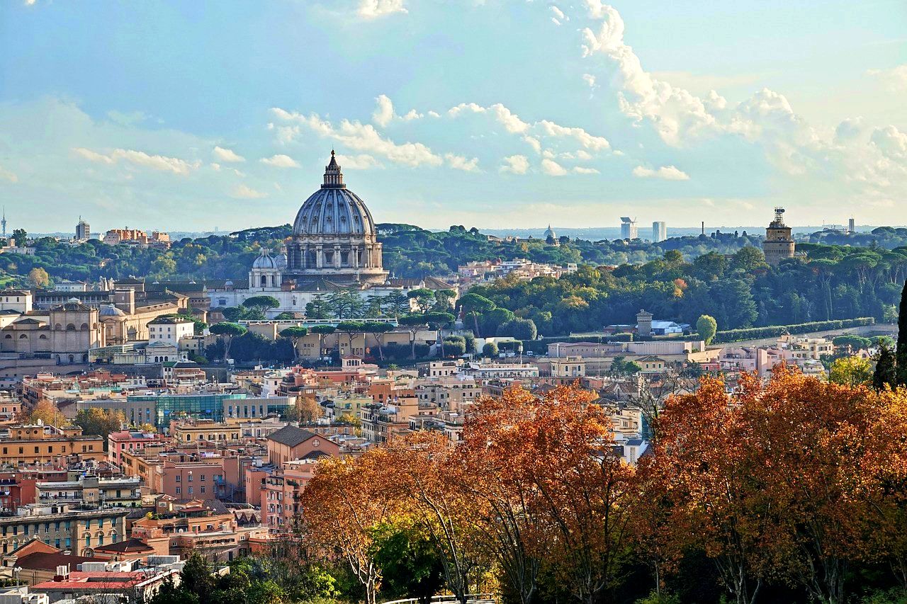 Fall colors in Rome