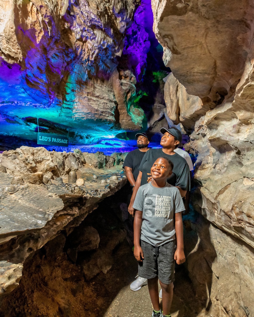 Touring the cave