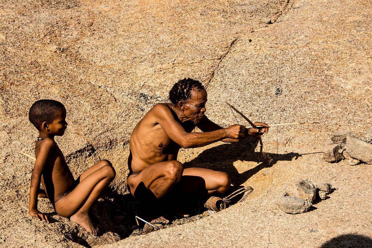 San people of Namibia