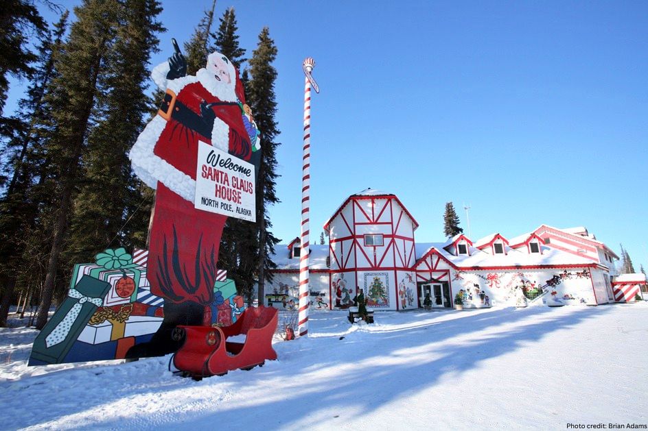 Santa Claus House at the North Pole in Alaska