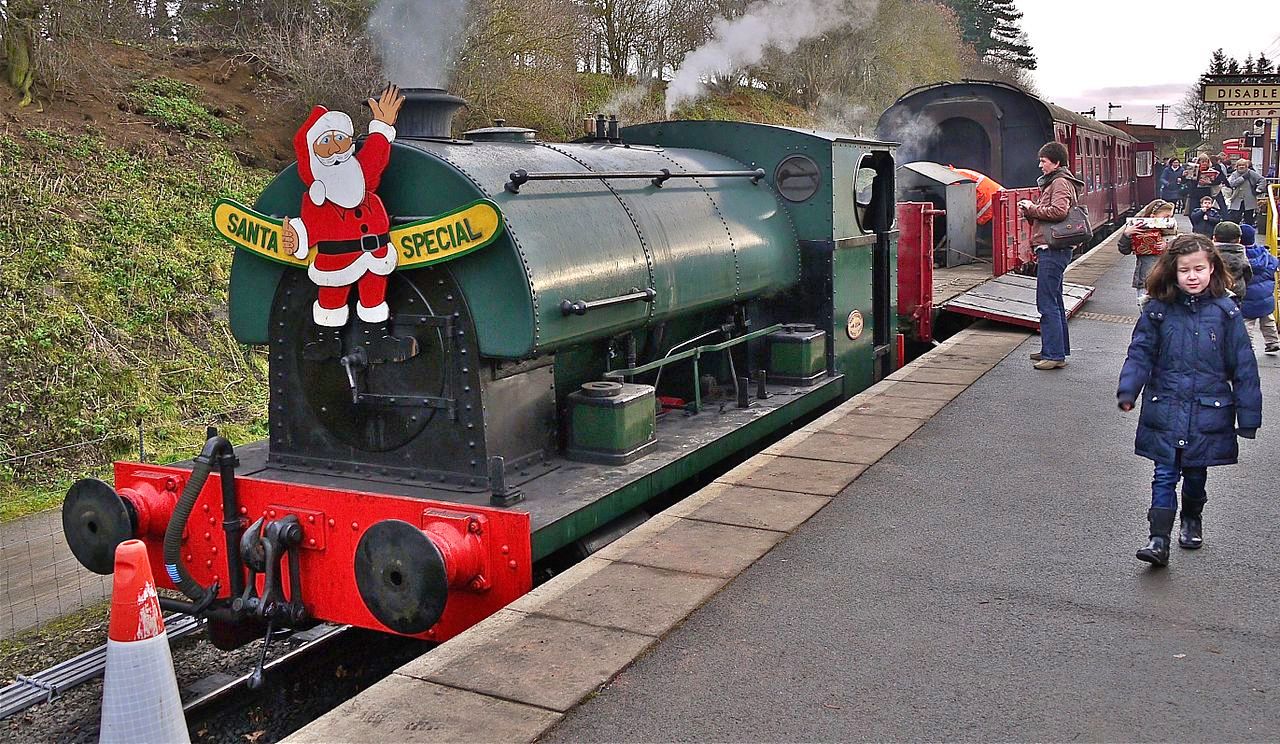 The Santa Special steam train, UK