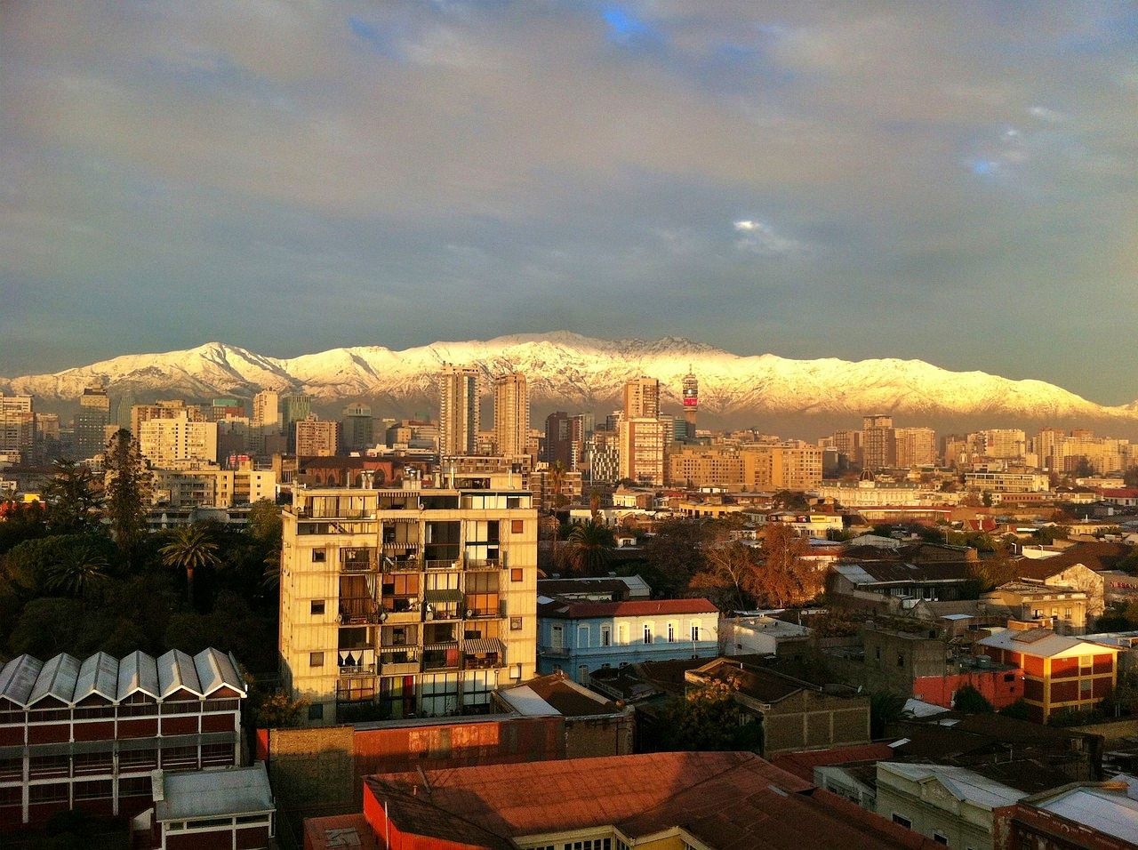 Santiago de Chile in South America