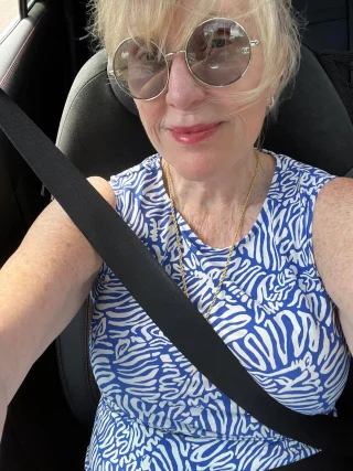 Bad Hair, no makeup except lipstick no filter .. just me
A sunny day in Sarasota ..