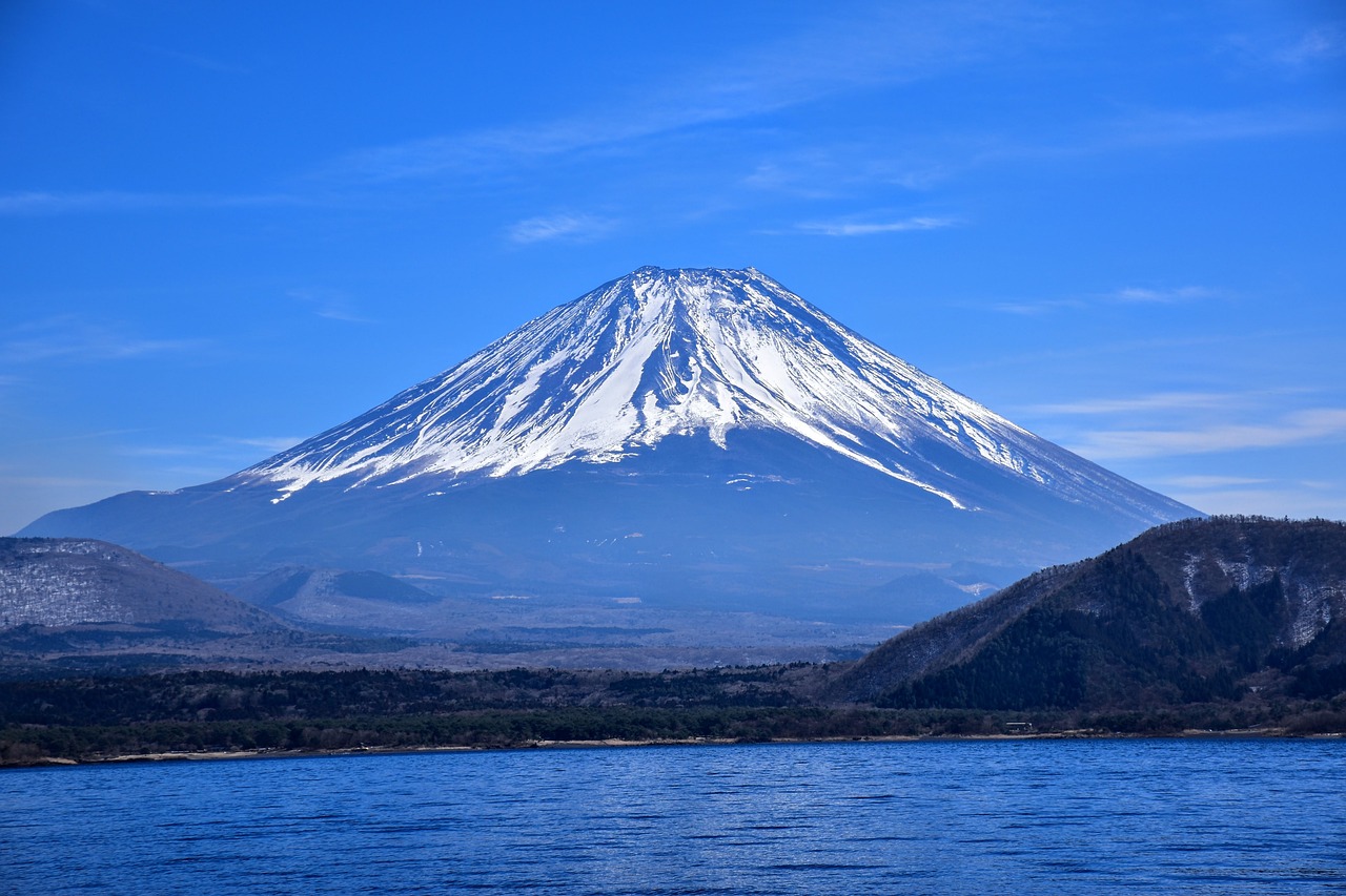 Snow on Mt. Fuji