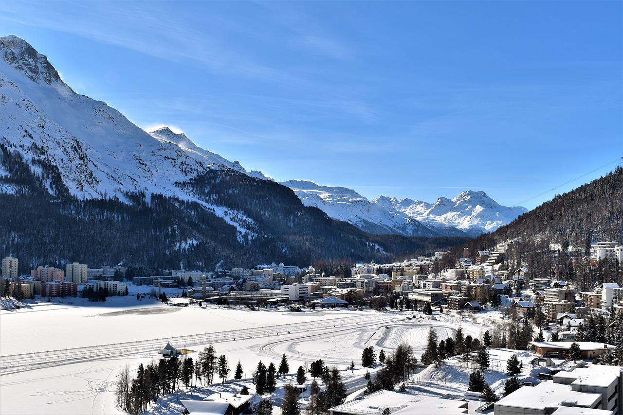 St. Moritz, Switzerland at Christmas