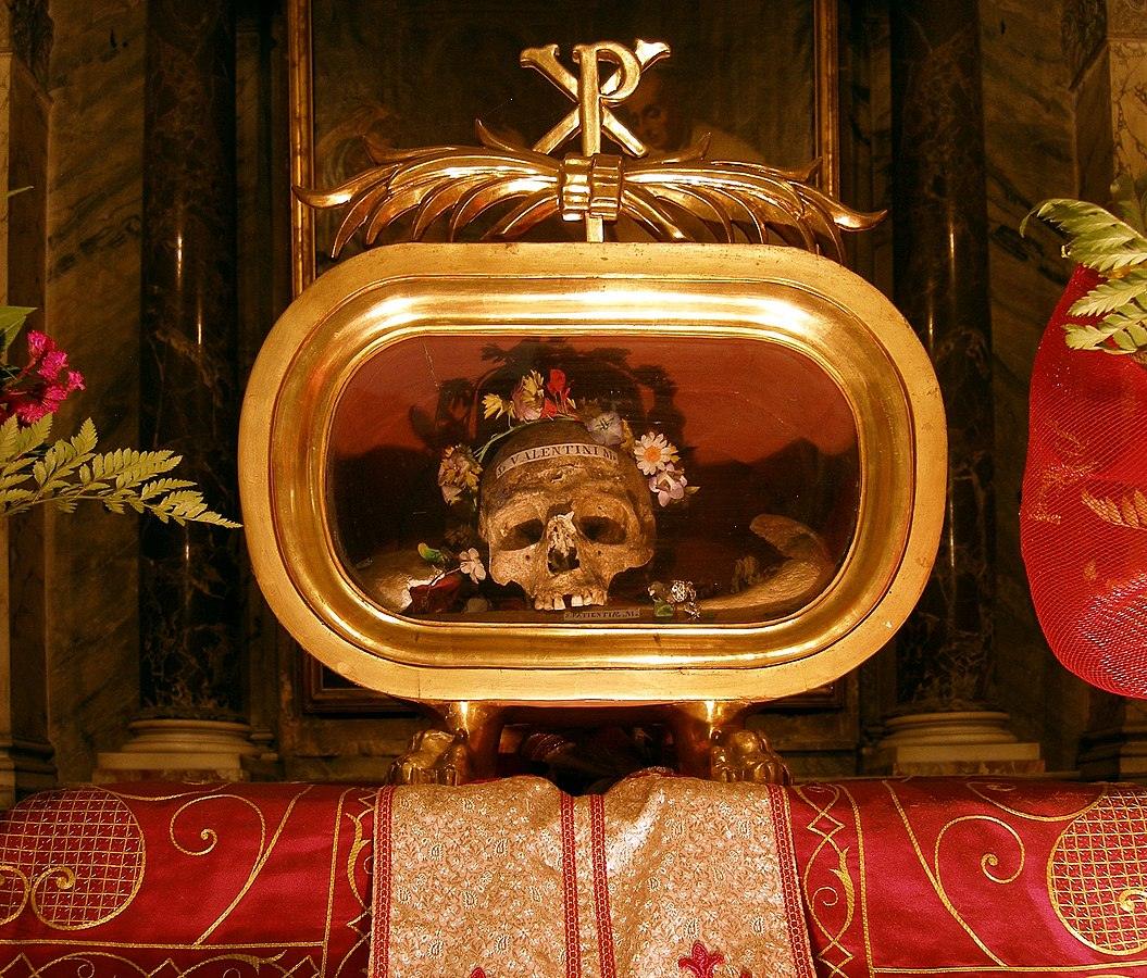 St. Valentine's skull