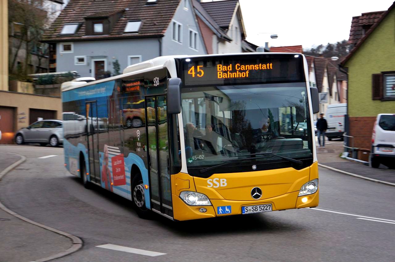 Bus in Stuttgart, Germany