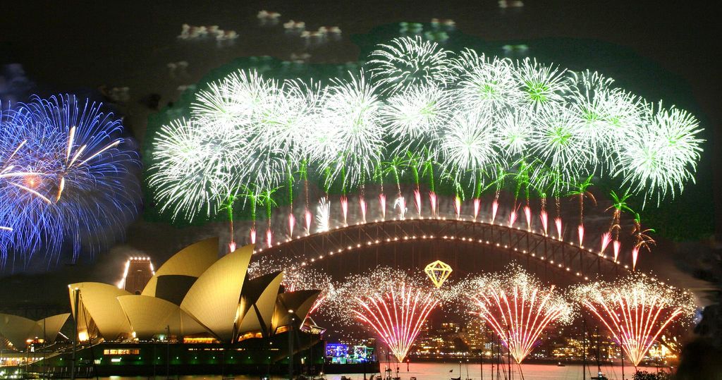 Sydney, Australia on New Year's Eve