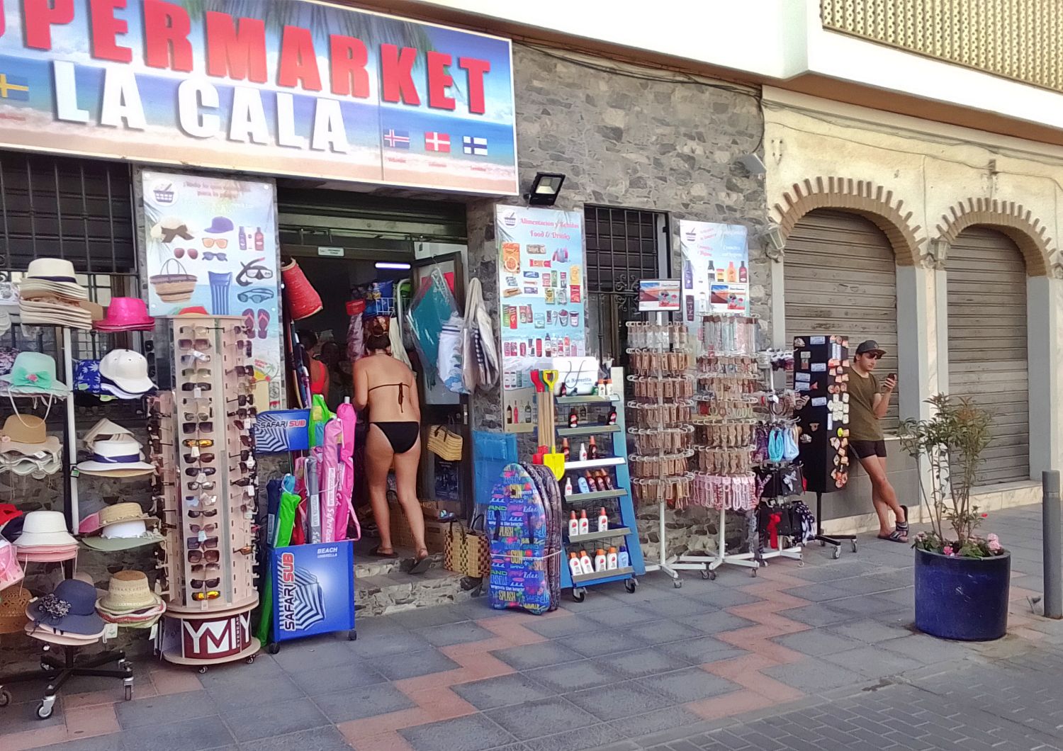 Entering a store wearing a swimsuit can attract a fine