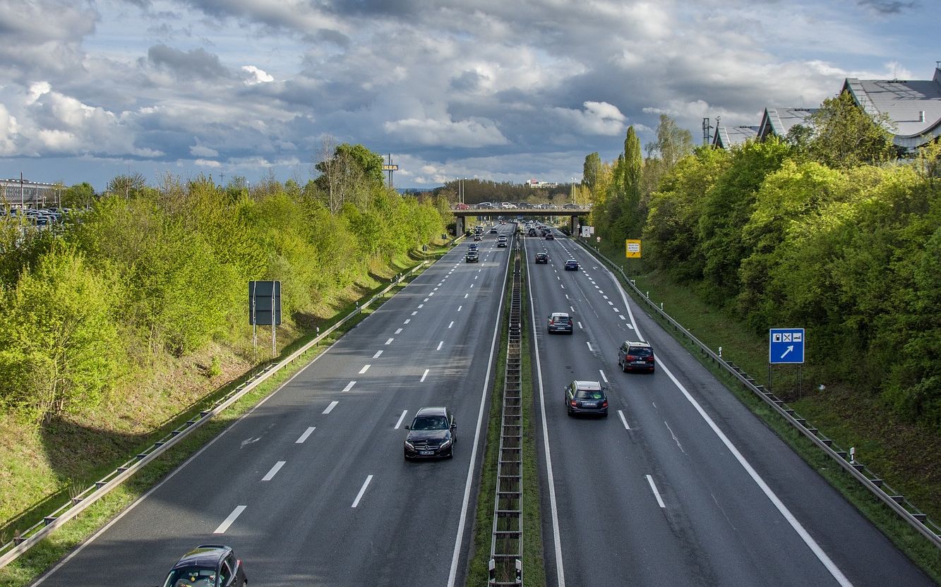 Motorway through Europe