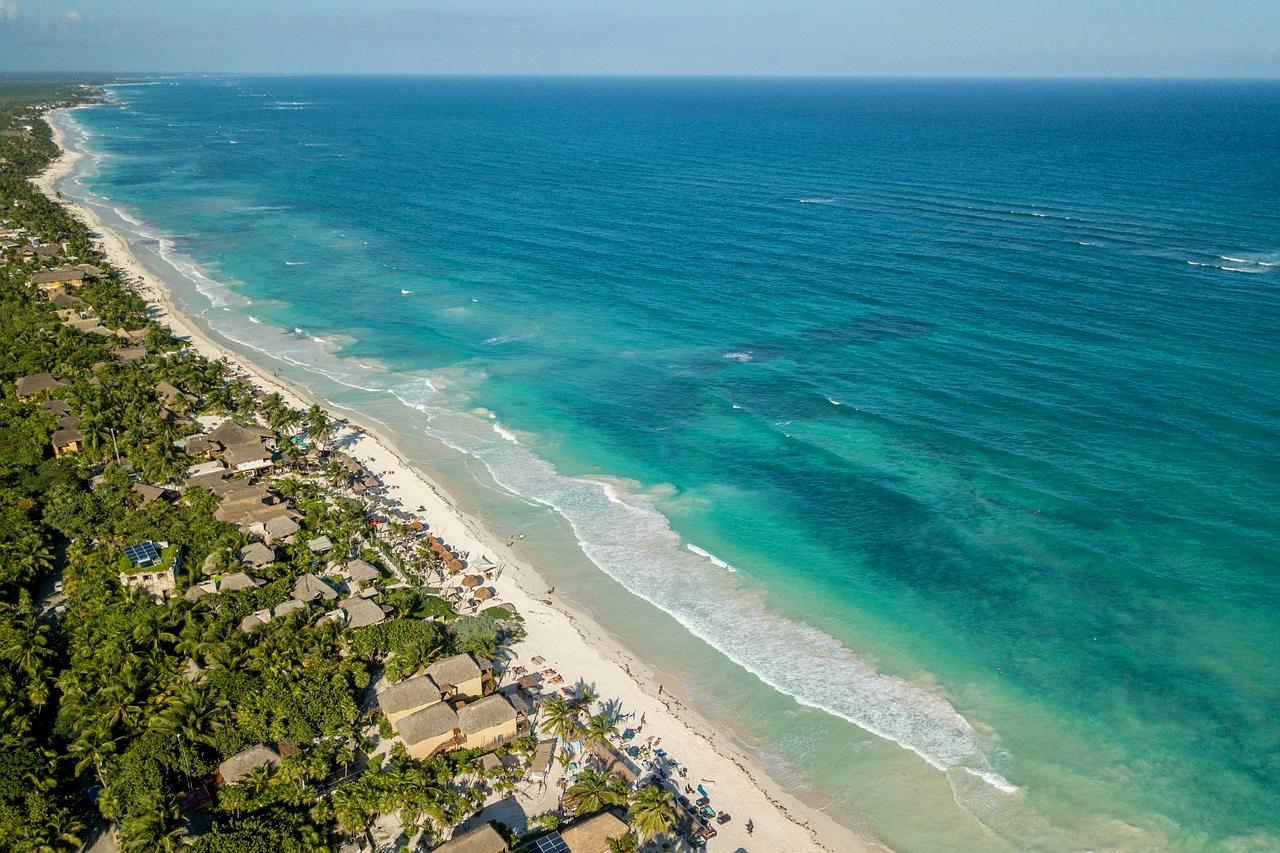 Tulum coastline, Quintana Roo, Mexico
