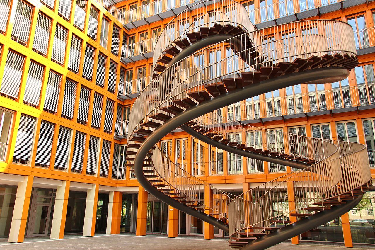 Umschreibung or Stairway to Nowhere in Munich, Germany