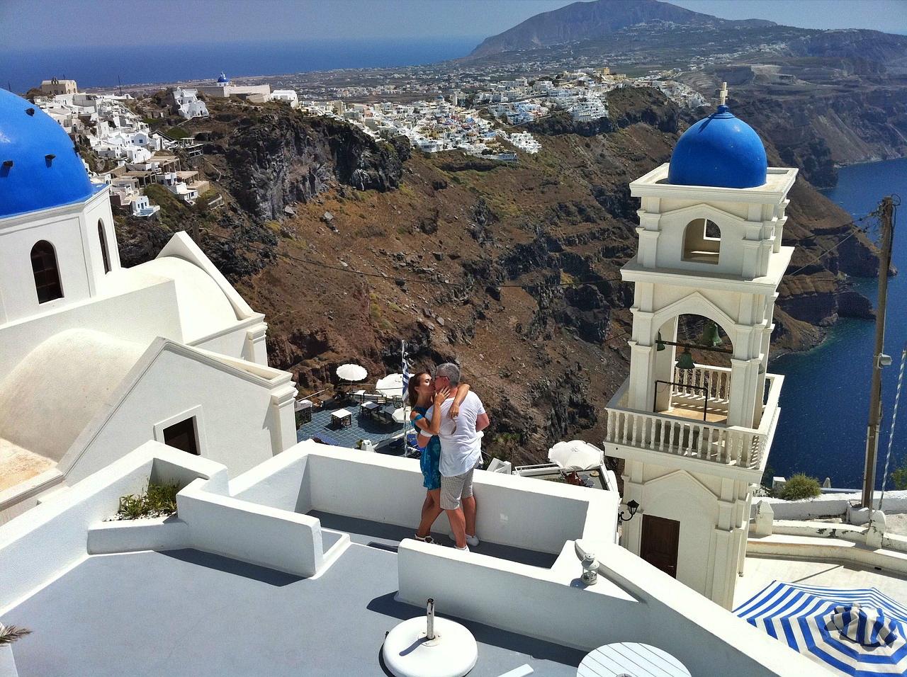 Romantic stay in Santorini, Greece