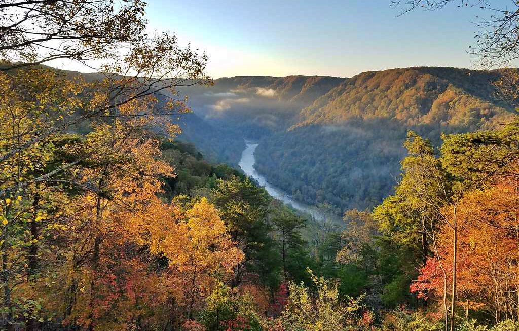 New River Gorge National Park fall foliage