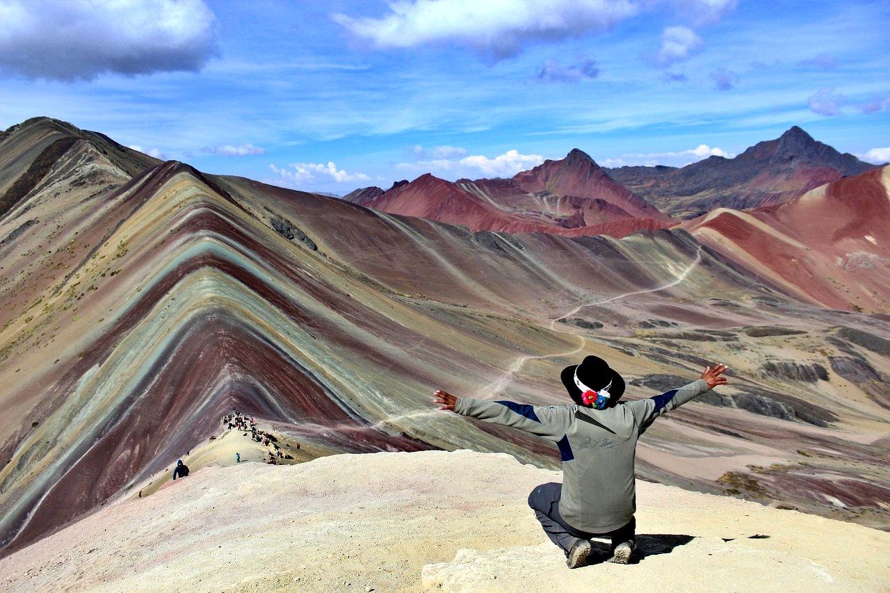 Rainbow Mountain or Montaña de Siete Colores, Peru