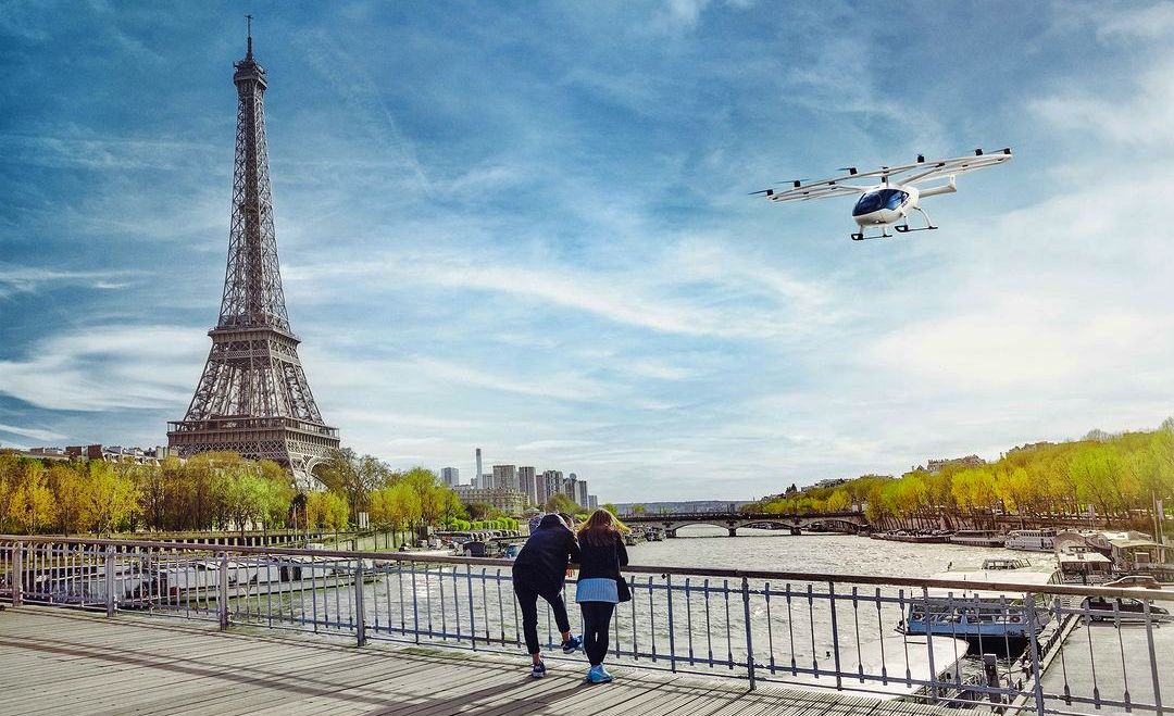 Electric flying taxis could transport visitors at the 2024 Paris Olympics