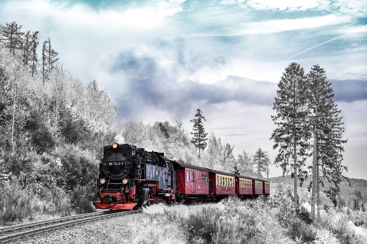 Experience a winter train ride this year