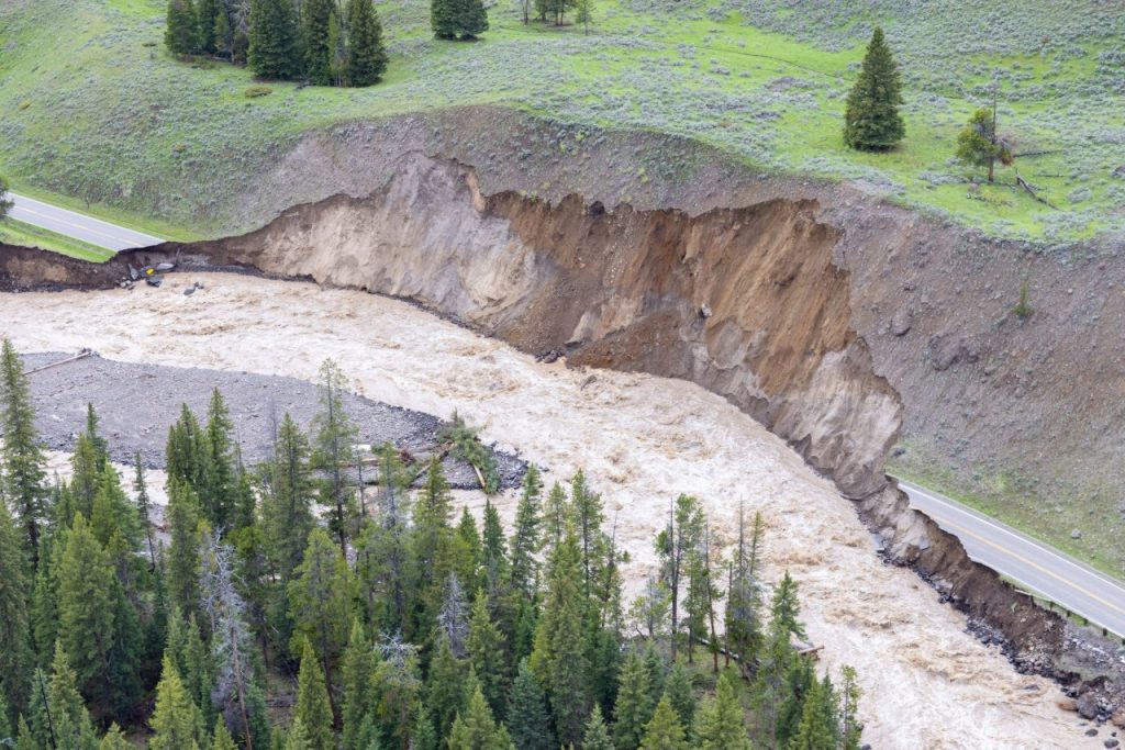 Damage to infrastructure from flooding